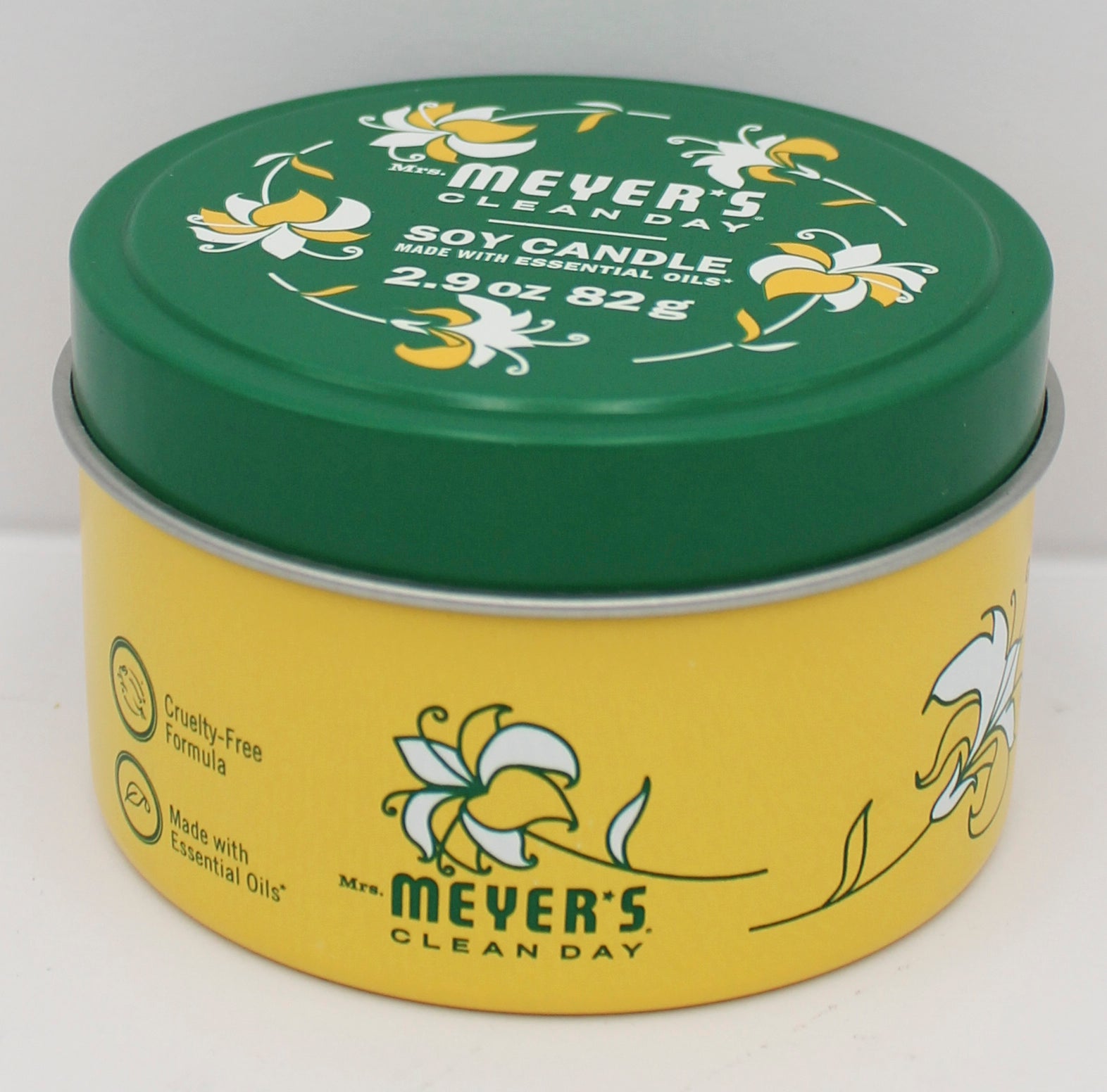 MRS MEYERS TIN CANDLE HONEYSUCKLE 2.9oz US*