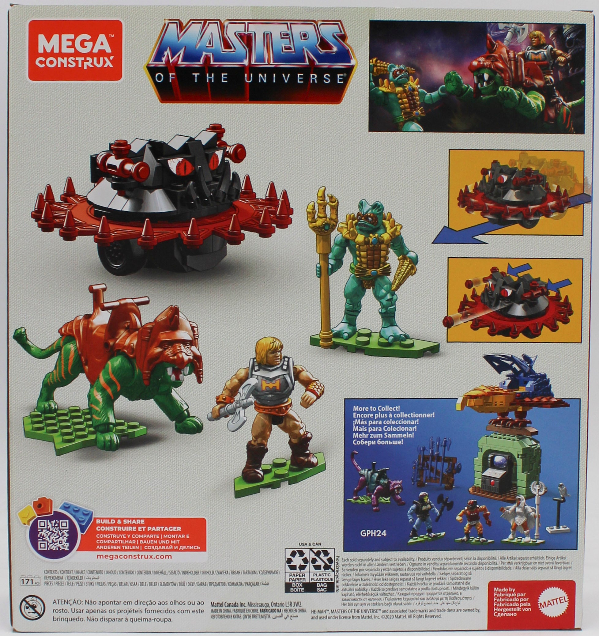 MASTERS OF THE UNIVERSE: MEGA CONSTRUX - BATTLE CAT VS. ROTON