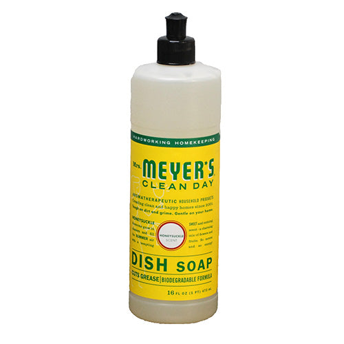 SP MRS MEYER'S DISH SOAP 16oz HONEYSUCKLE SCENT