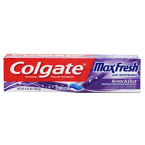 COLG MAX T/PASTE 6.45oz(11/22)MAX FRESH WHTNG/NI