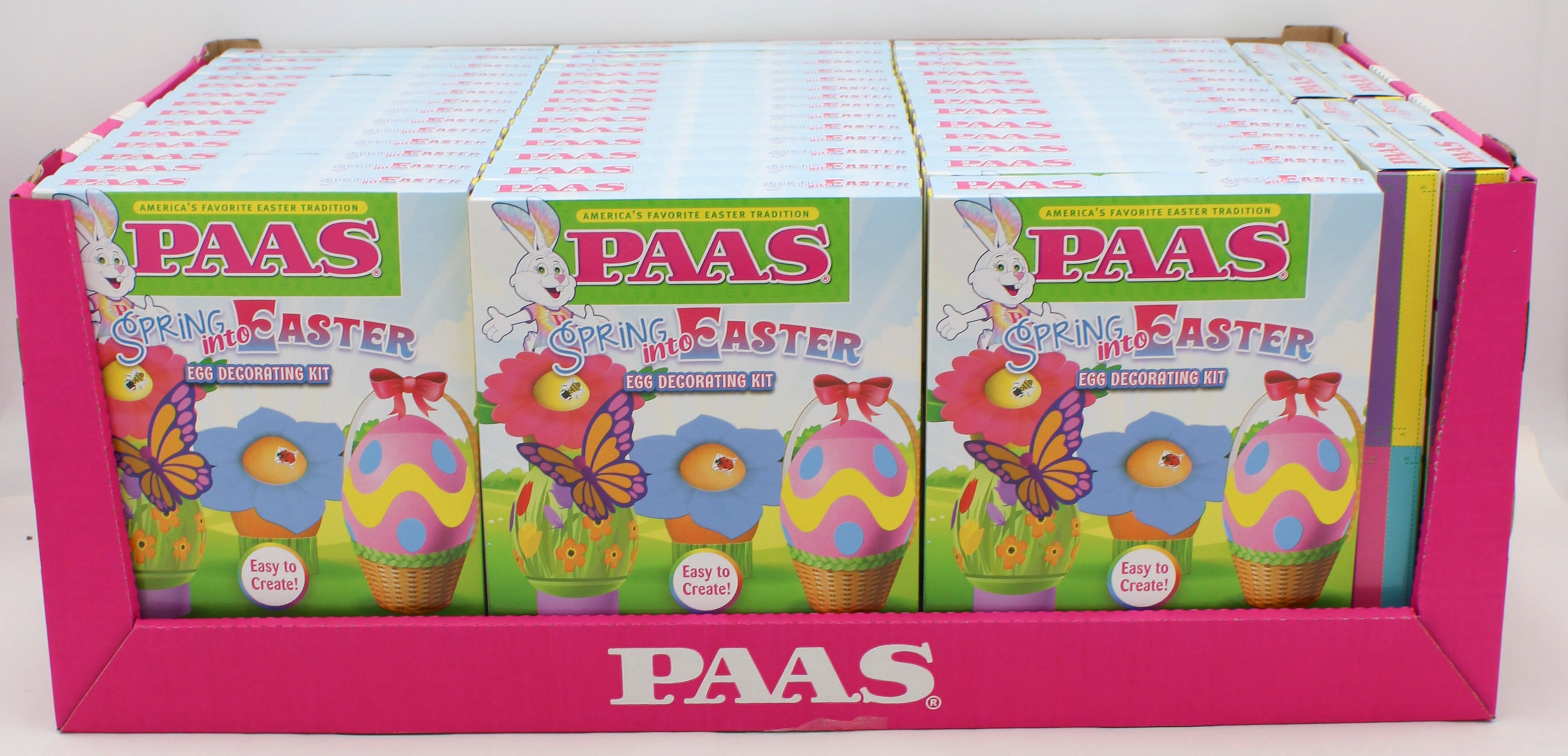PAAS SPRING INTO EASTER EGG DECORATING KIT SHELF TRAY