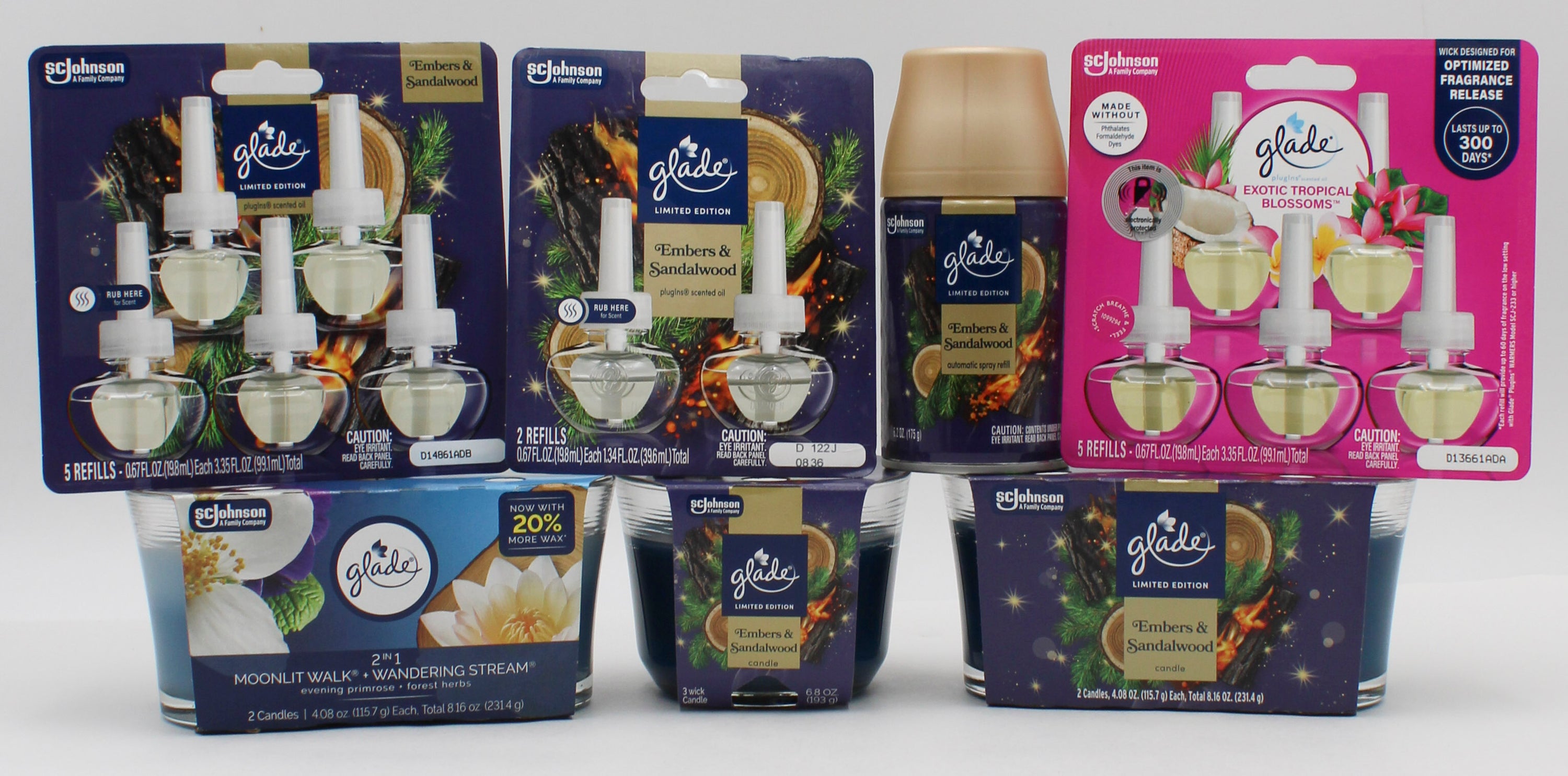 Glade Mixed Embers & Sandalwood Scented Oil Refills PDQ – Wholesale Distributor