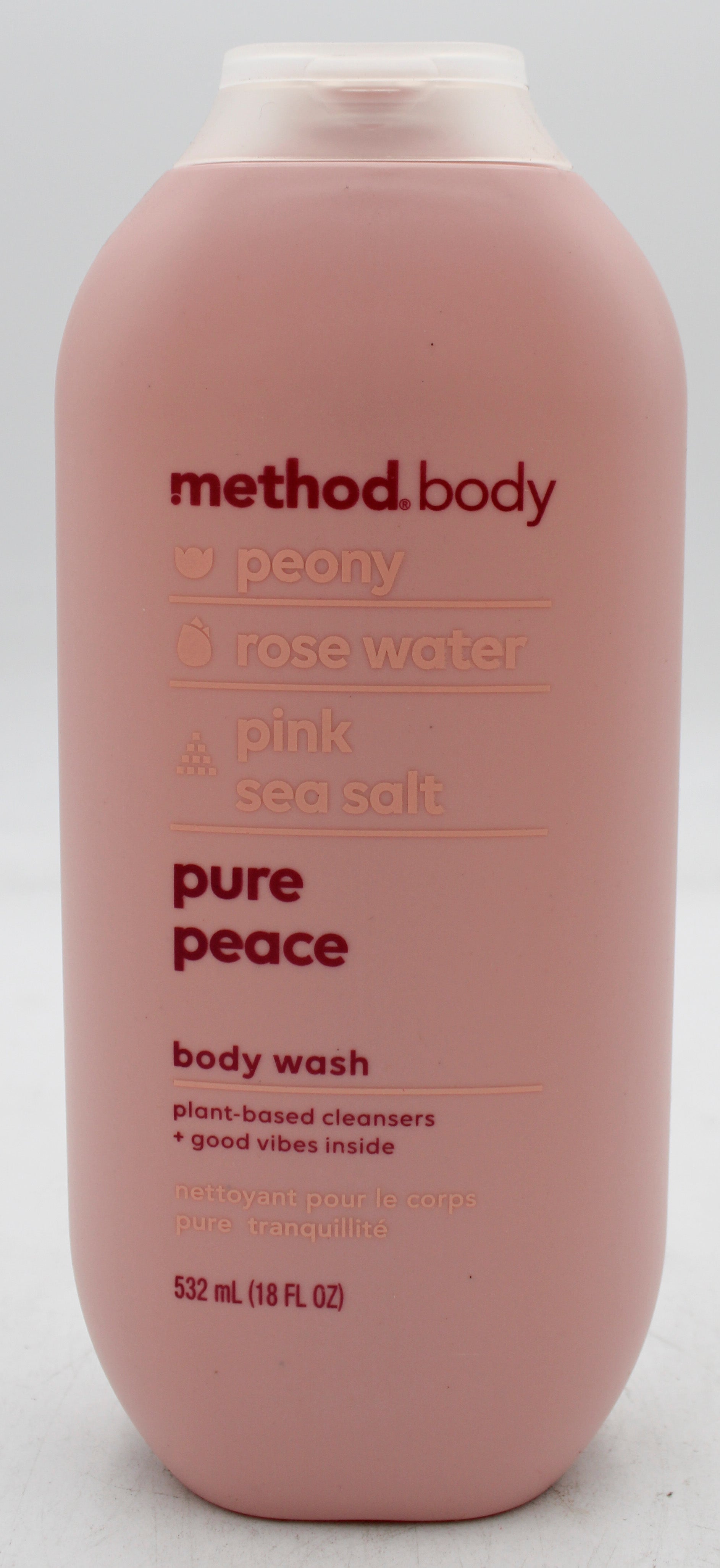 SP METHOD BODY WASH PINK SEA SALT PURE PEACE 18oz-