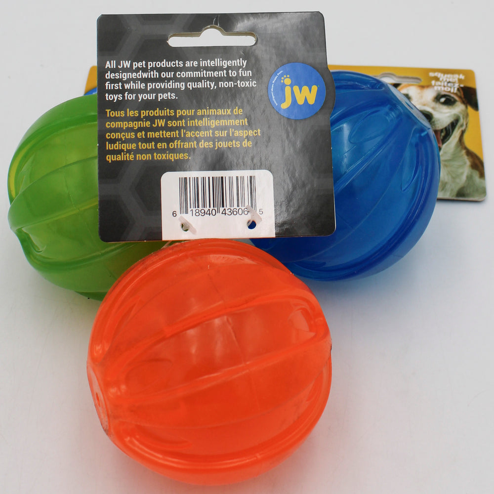JW PLAYPLACE SQUEAKY BALL MEDIUM