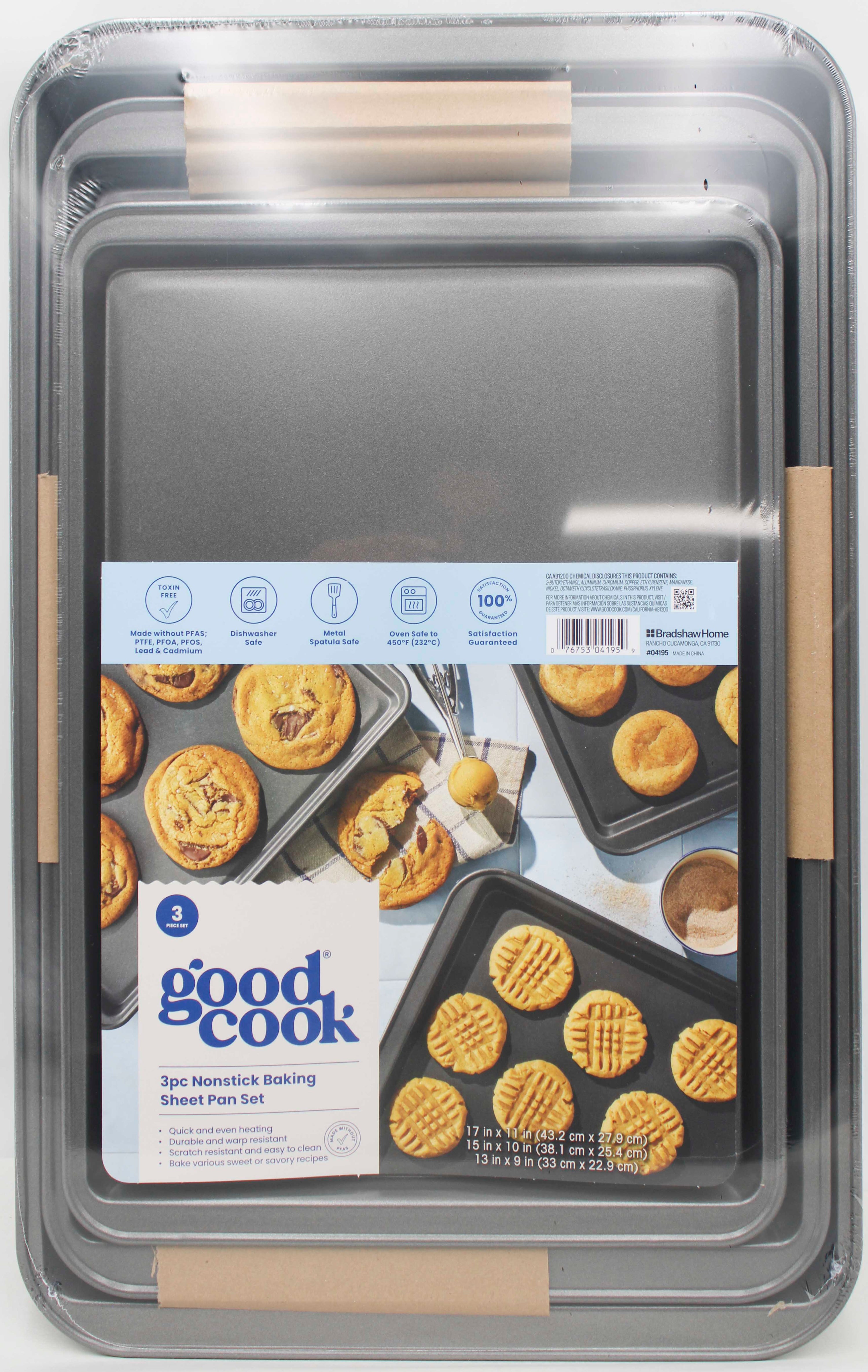 3 Pack Cookie Sheet Set in CDU Display