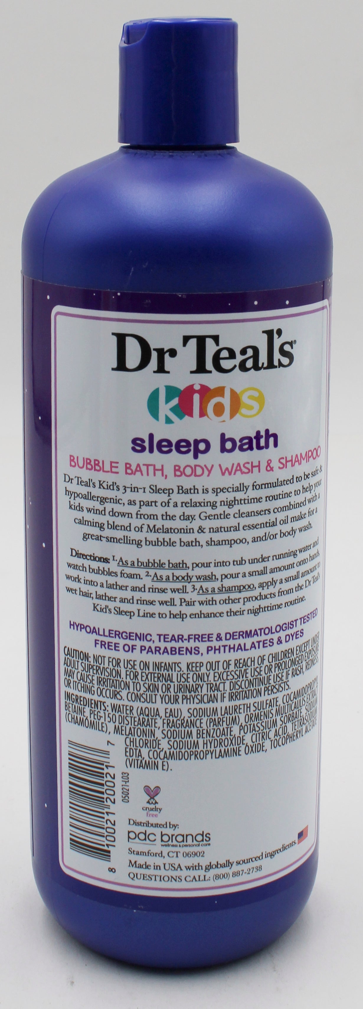 SP DR TEAL'S KIDS 3 IN 1 SLEEP BATH 20oz NI