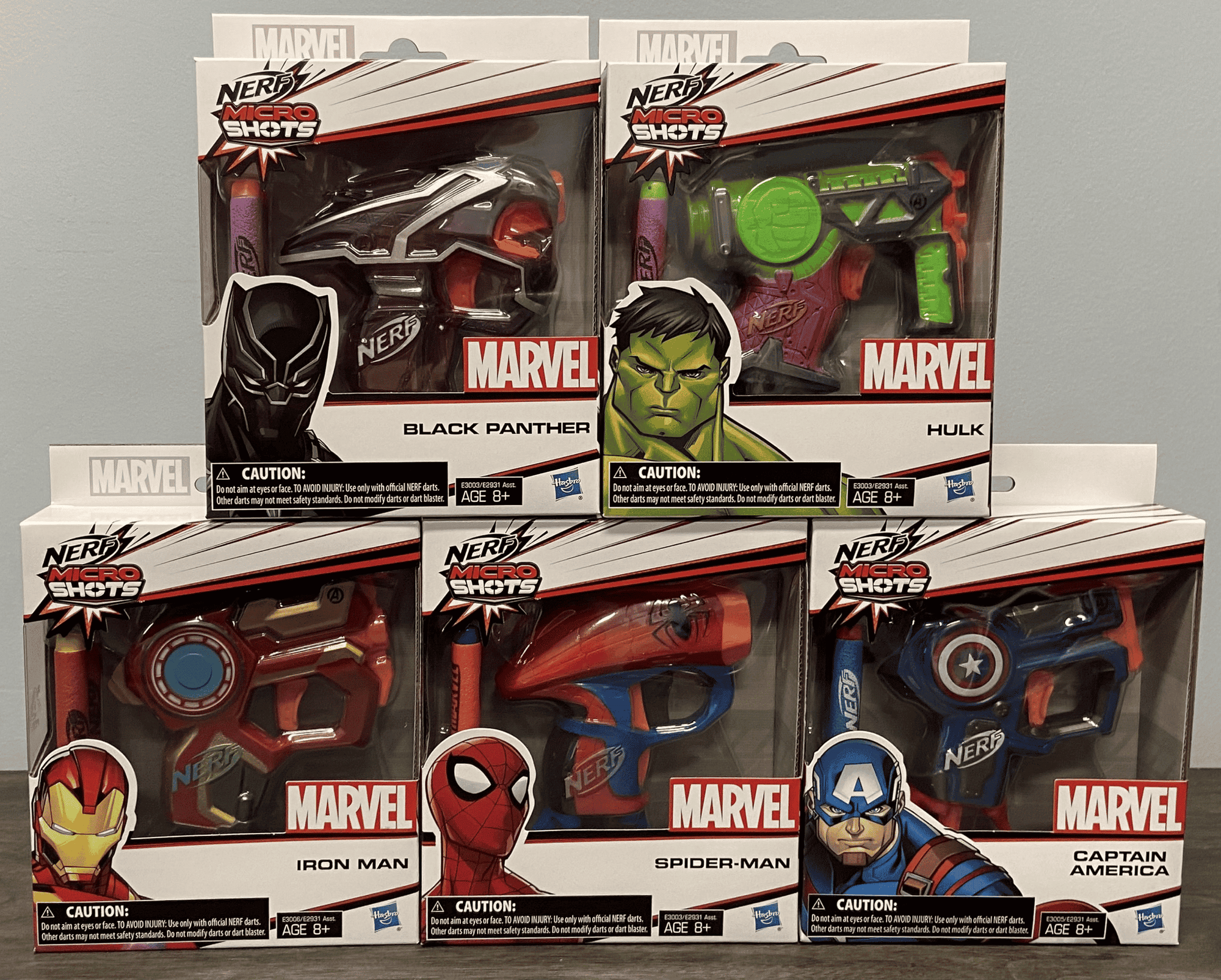 NERF MICRO SHOTS MARVEL - ASSORTED