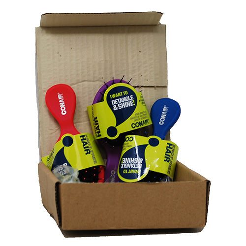 CONAIR DETANGLE CUSHION MINI BRUSH-ASST/NI