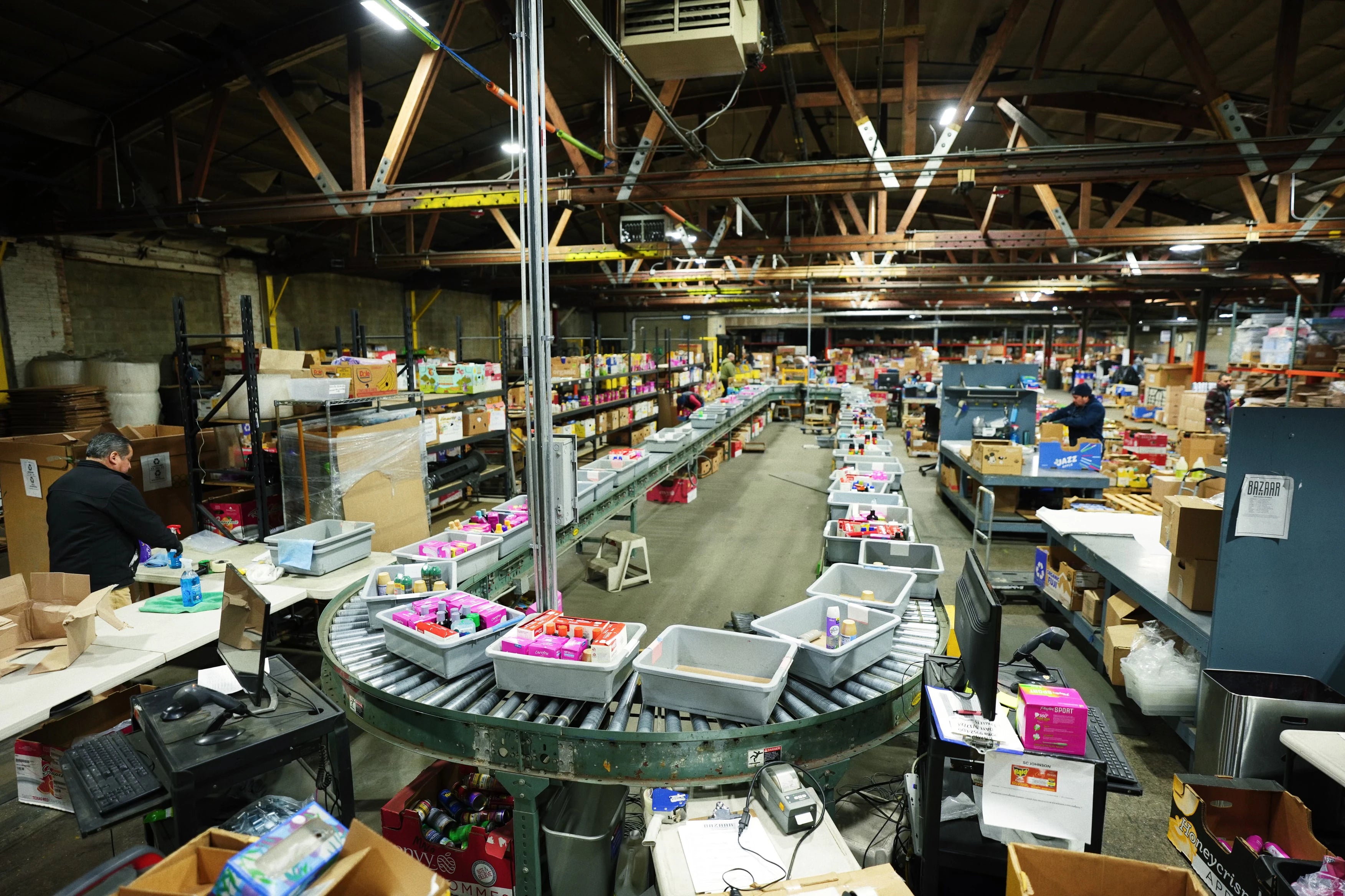 image of a packing floor